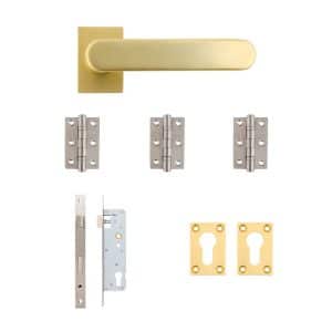 Juno Urban Sashlock Kit | 76x50x2mm Hinges - Deanta Doors