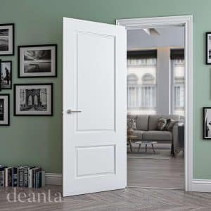 Madison White Primed Internal Door - Deanta Doors