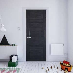 Montreal Dark Grey Ash FD30 Internal Doors FSC - Deanta Doors