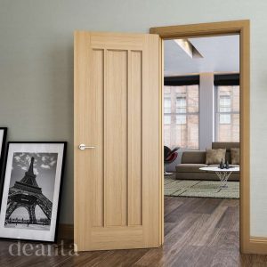 Norwich Unfinished Oak Internal Door - Deanta  Doors