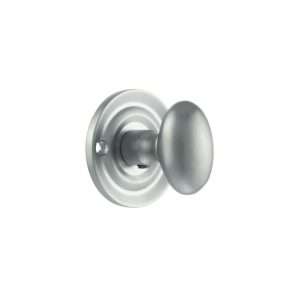 Old English Solid Brass Oval WC Turn and Release - Satin Chrome