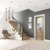 Suffolk Essential 2XG Internal Oak Door with Clear Etched Glass - XL Joinery Doors - Image 4