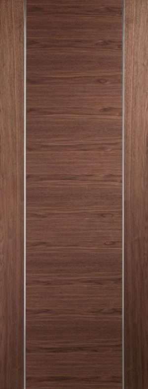 Internal Walnut Pre-Finished Forli Door - XL Joinery Doors