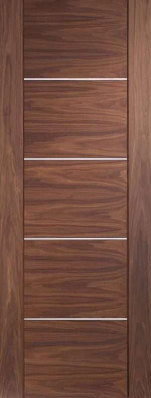 Internal Walnut Pre-Finished Portici Fire Door