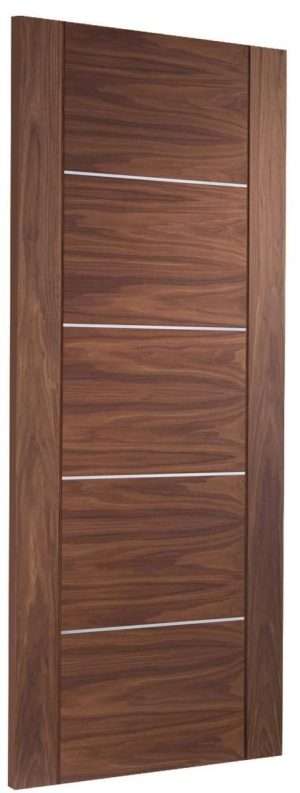 Internal Walnut Pre-Finished Portici Fire Door - XL Joinery Doors