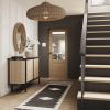 Palermo Essential 2XG Pre-Finished Internal Oak Door with Clear Etched Glass - XL Joinery Doors - Image 3