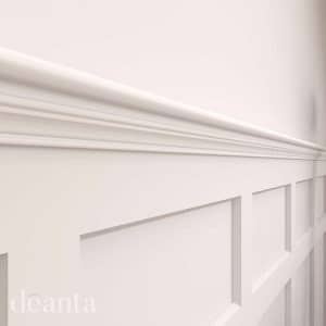 White Primed Bullnose Moulding - Deanta Doors