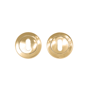 Escutcheon (Pair) Satin Brass - Deanta Doors