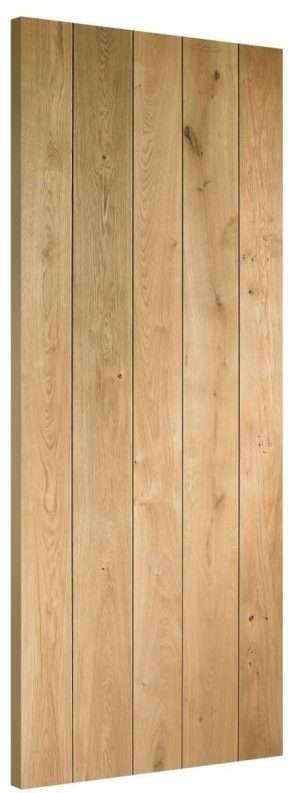 Internal Rustic Oak Ledged Door - XL Joinery Doors