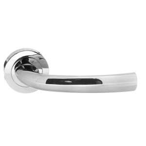 STATUS Nevada Lever on Round Rose - Polished Chrome