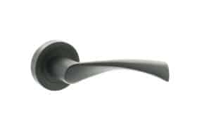 STATUS Colorado Lever on Round Rose - Matt Black