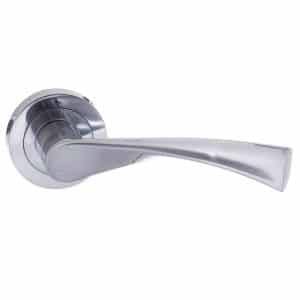 STATUS Colorado Lever on Round Rose - Satin Chrome