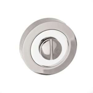 STATUS WC Turn and Release on Round Rose - Satin Chrome/Polished Chrome