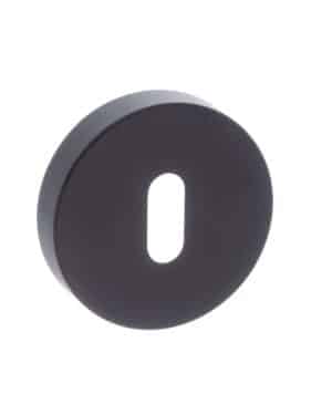 STATUS Key Escutcheon on S4 Round Rose - Matt Black