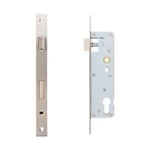 Slim Euro Profile Sashlock Stainless Steel - Deanta Doors