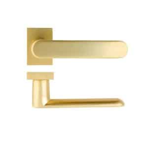 Juno Satin Brass Urban Handle - Deanta Doors