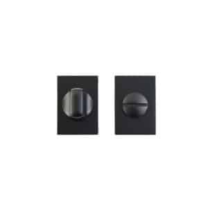 Urban Thumbturn Set Matt Black - Deanta Doors