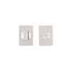 Urban Thumbturn Set Satin Nickel Chrome - Deanta Doors