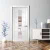 Palermo 1 Light Internal White Primed Door with Clear Glass - XL Joinery Doors - Image 3