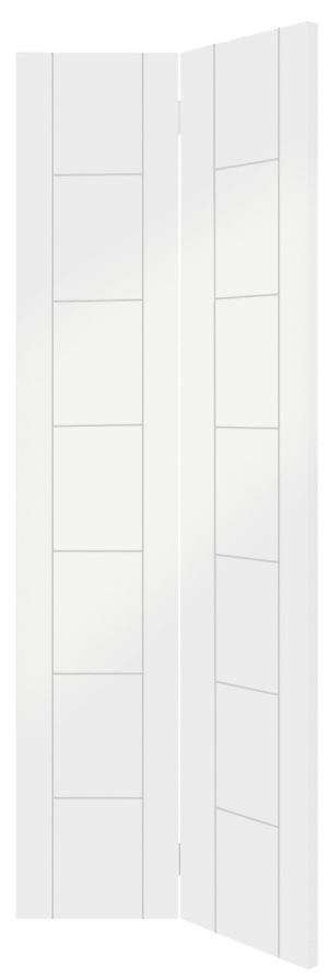 Palermo Internal White Primed Bi-Fold Door - XL Joinery Doors