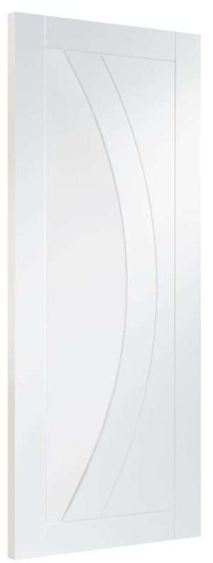 Internal White Primed Salerno Fire Door with Clear Glass - XL Joinery Doors