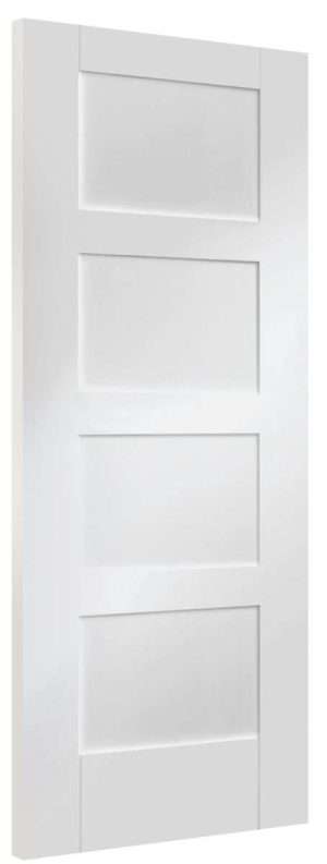 Shaker 4 Panel Internal White Primed Door - XL Joinery Doors