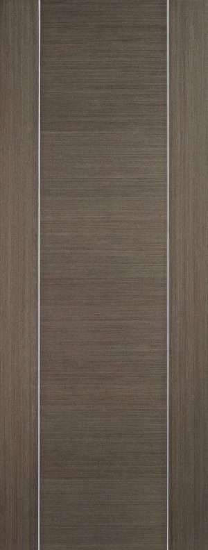 Alcaraz Pre-Finished Chocolate Grey Internal Door - LPD Doors