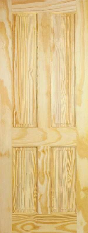 4P Clear Pine Doors