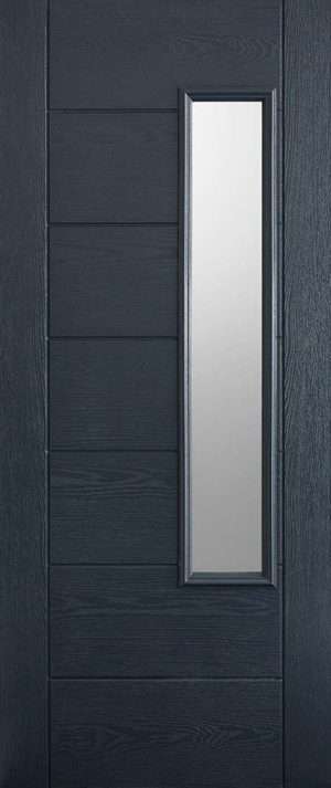 Newbury 1L Pre-Finished Anthracite Grey Internal Door - LPD Doors