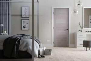 LIGHT GREY VANCOUVER SOLID INTERNAL FIREDOOR - LPD Doors