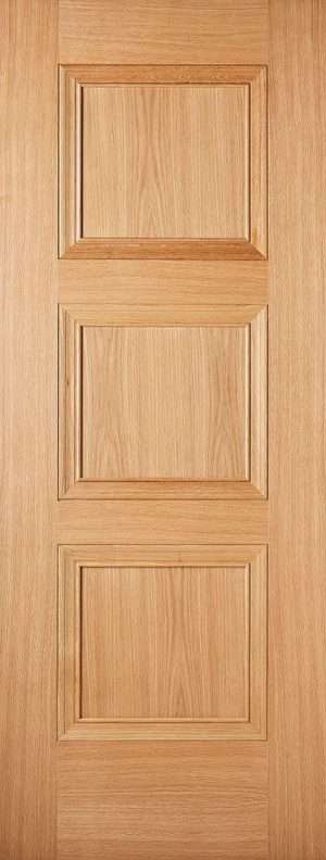 Amsterdam Pre-Finished Oak Internal Door - LPD Doors