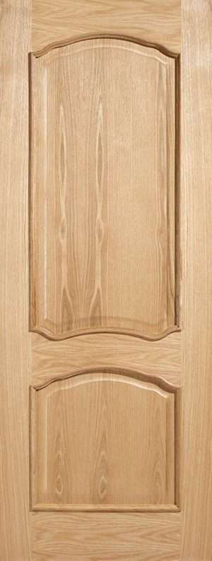 Louis Unfinished Oak Internal Door - LPD Doors