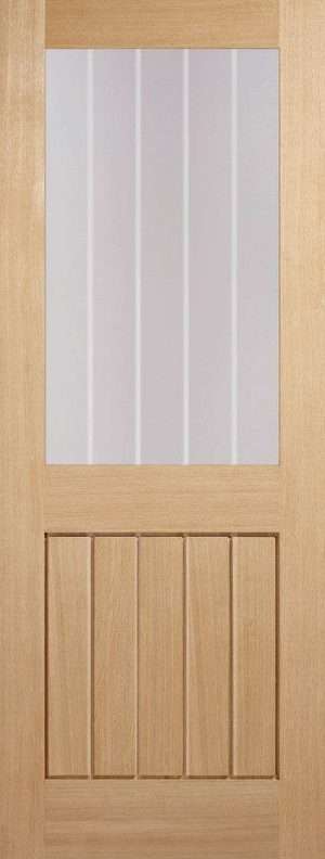 Mexicano Half Light Oak Internal Door - LPD Doors