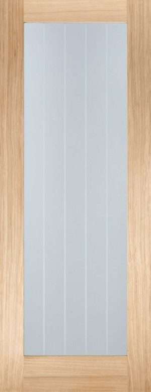 Mexicano Pattern 10 Unfinished Oak Internal Door - LPD Doors