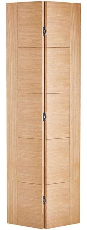 Vancouver Bi-fold Pre-Finished Oak Internal Door - LPD Doors