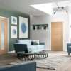 Vancouver 1L Long Light Pre-Finished Oak Internal Door - LPD Doors - Image 2