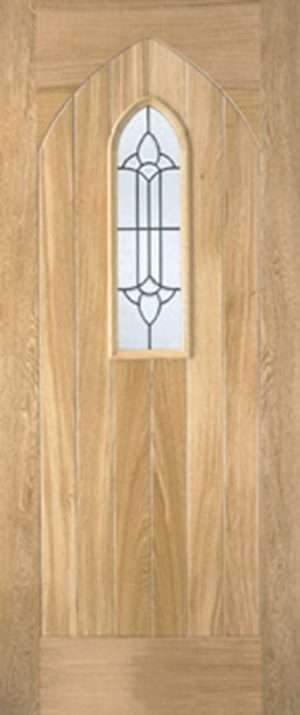 Westminster Unfinished Oak external Door - LPD Doors