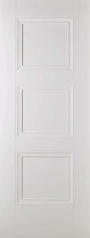 Amsterdam Primed Plus White Internal Door - LPD Doors