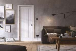 Mexicano Primed White Internal Door - LPD Doors