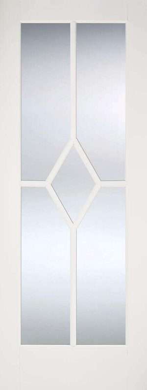 Reims Glazed Primed White Internal Door - LPD Doors