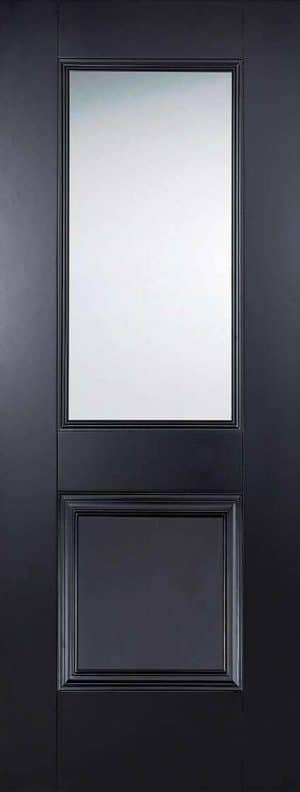 Arnhem 1L Primed Plus Black Internal Door - LPD Doors