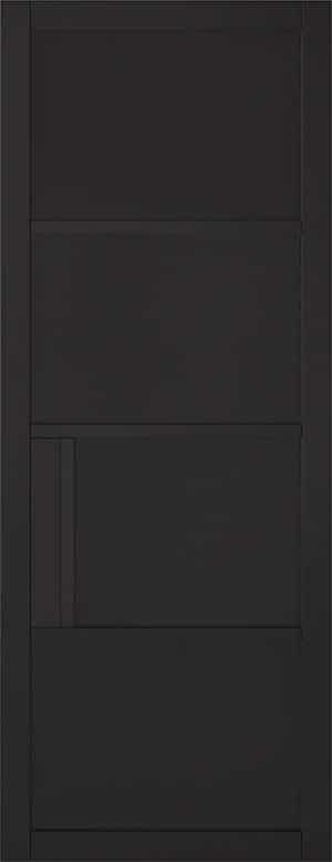 Chelsea 4P Primed Plus Black Internal Door - LPD Doors