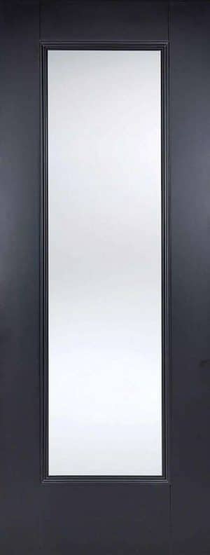 Eindhoven 1L Primed Plus Black Internal Door - LPD Doors