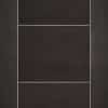 Vancouver Laminated Dark Grey Laminated Internal Door - LPD Doors