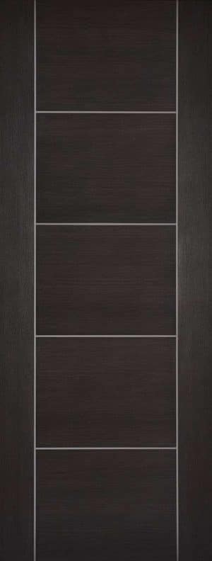 Vancouver Laminated Dark Grey Laminated Internal Door - LPD Doors