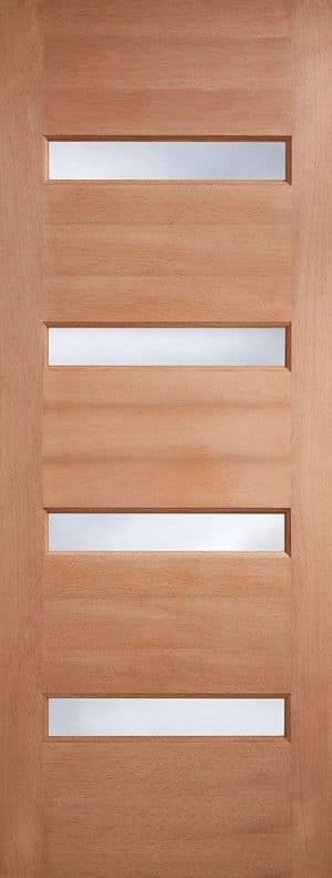 Balham Frosted Glazed Hardwood M&T External Door - LPD Doors