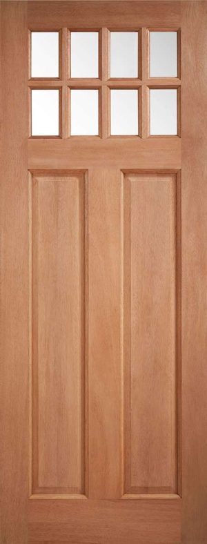 Chigwell Clear Glazed Hardwood M&T External Door - LPD Doors