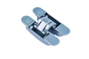 Eclipse Concealed Hinge Matt Chrome Door - LPD Doors