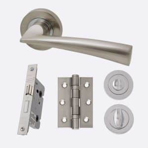 Mars Privacy Essential Range Chrome & Nickel Door - LPD Doors