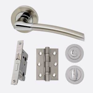 Mercury Privacy Essential Range Chrome & Nickel Door - LPD Doors